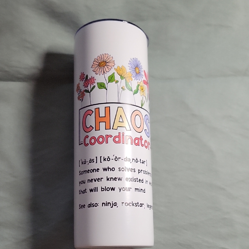 Floral Chaos Coordinator Tumbler